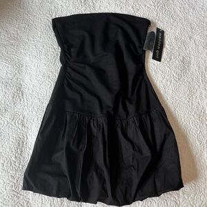Steve Madden Black Strapless Dress